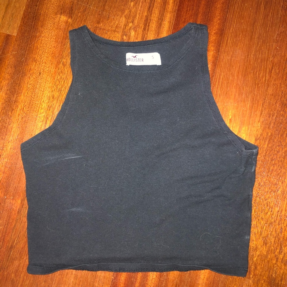 Black tank top